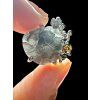 Silberring aus slowakischem Obsidian