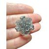Silberring aus slowakischem Obsidian