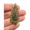 Gold moldavite pendant 4,5g from Besednice Jezkovna