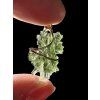 Gold moldavite pendant 3g from Besednice Jezkovna