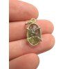 Gold moldavite pendant 1,3g