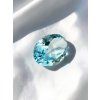 Faceted blue topaz from Brazil 6,4ct