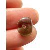 Moldavit-Perle mit gebohrtem Loch