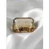 Faceted smoky quartz with rutile from Brazil 43ct