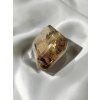 Facettierter Racuhquarz mit Rutil aus Brasilien 43ct