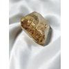 Faceted smoky quartz with rutile from Brazil 43ct