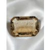 Faceted smoky quartz with rutile from Brazil 43ct
