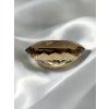 Faceted smoky quartz with rutile from Brazil 40,5ct
