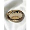 Faceted smoky quartz with rutile from Brazil 40,5ct