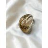 Facettierter Racuhquarz mit Rutil aus Brasilien 31ct