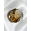 Faceted smoky quartz with rutile from Brazil 31,7ct