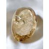 Faceted smoky quartz with rutile from Brazil 28,8ct