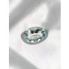 Broušený akvamarín z Pákistánu 0,6ct