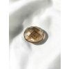 Flat-backed faceted smoky quartz from Brazil 6,45ct