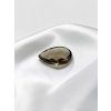 Flat-backed faceted smoky quartz from Brazil 4,7ct