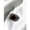 Flat-backed faceted smoky quartz from Brazil 7,05ct