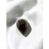 Flat-backed faceted smoky quartz from Brazil 7,05ct