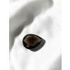 Flat-backed faceted smoky quartz from Brazil 7,05ct