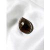 Flat-backed faceted smoky quartz from Brazil 7,05ct