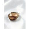 Flat-backed faceted smoky quartz from Brazil 4,75ct