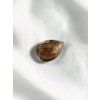 Flat-backed faceted smoky quartz from Brazil 4,75ct
