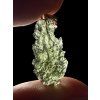 Moldavite pendant plated with rose gold 1,43g