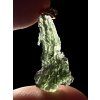 Moldavite pendant plated with rose gold 1,8g