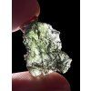 Moldavite pendant plated with rose gold 2g