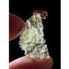 Moldavite pendant plated with rose gold 1,33g
