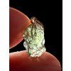Moldavite pendant plated with rose gold 0,55g