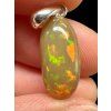 Silberanhänger mit facettiertem Edelopal