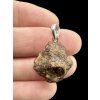 Silberanhänger mit Steinmeteorit NWA X 3,2g