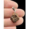 Silver Pendant with NWA X Stony Meteorite 1,5g