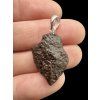 Silberanhänger mit Steinmeteorit NWA X 3,2g