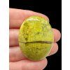 Green opal cabochon – Peru