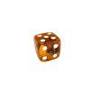 Gaming Die with Genuine Amber – 1 Piece – Random choice