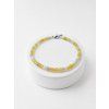 Achat-Armband – facettierte - 4 mm-Perlen – Verschluss aus 925er Silber