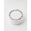 Tourmaline bracelet – Faceted 3 mm Beads – 925 Silver Clasp