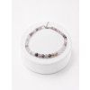 Amethyst bracelet – Faceted  4,5 mm Beads – 925 Silver Clasp