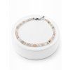 Mondstein-Armband – facettierte - 3,5 mm-Perlen – Verschluss aus 925er Silber