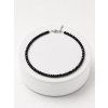 Spinell-Armband – facettierte - 2 mm-Perlen – Verschluss aus 925er Silber