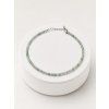 Avanturine bracelet – Faceted 2 mm Beads – 925 Silver Clasp