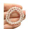 Armband aus Rosenquarz 4 mm – Facettierte Perlen