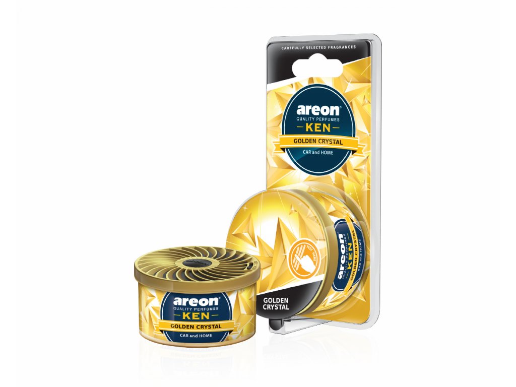 Osvěžovač vzduchu AREON KEN blister - GOLDEN CRYSTAL