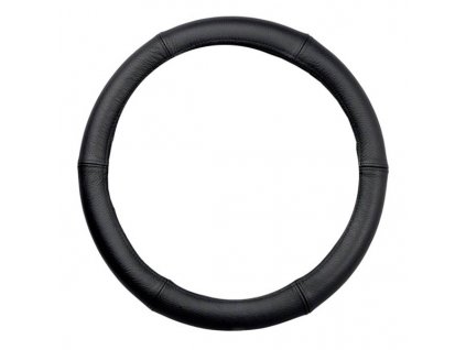 Potah na volant 100% kůže Black 37-39 cm