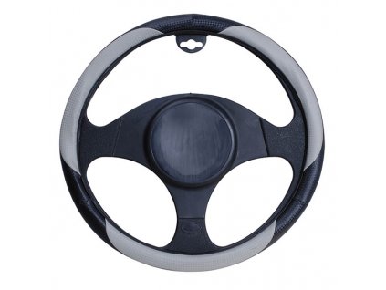 Potah na volant FIBER Šedý M