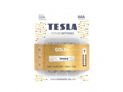 TESLA AAA GOLD+ Alkaline 4 ks blistr LR03 NEW