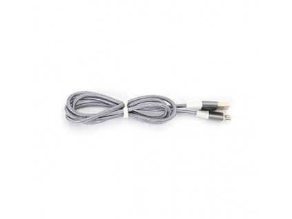 USB kabel Micro USB 1M 2A Fabric Gray