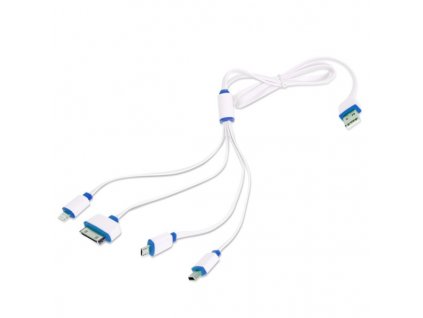 USB kabel univerzální 4v1 Blue