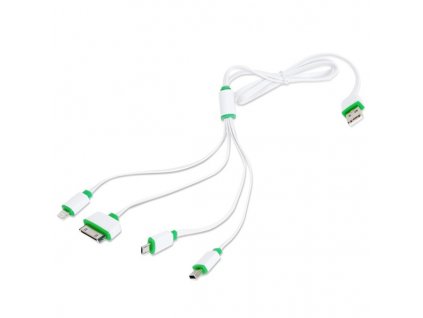 USB kabel univerzální 4v1 Green